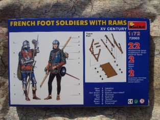 MA72003 French Foot Soldiers with Rams